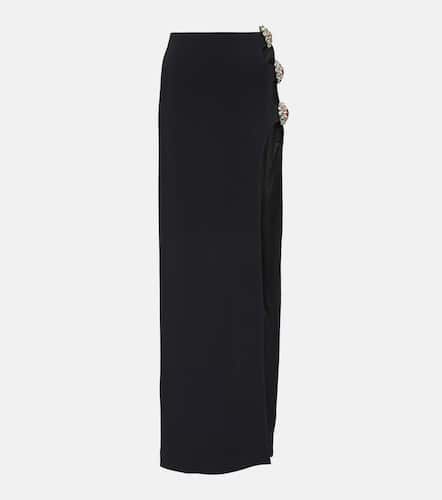 Crystal-embellished cutout maxi skirt - David Koma - Modalova