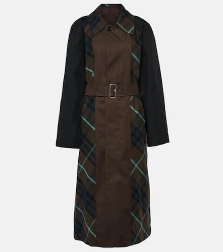 Check reversible trench coat - Burberry - Modalova