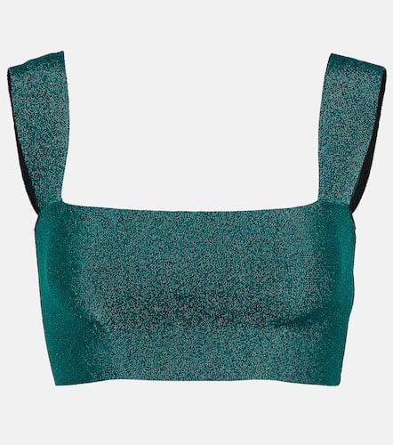 Metallic knit bra top - Victoria Beckham - Modalova