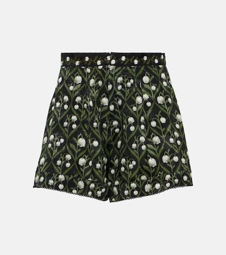 Toronjil high-rise jacquard shorts - Agua by Agua Bendita - Modalova