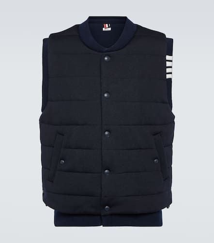 Reversible virgin wool vest - Thom Browne - Modalova