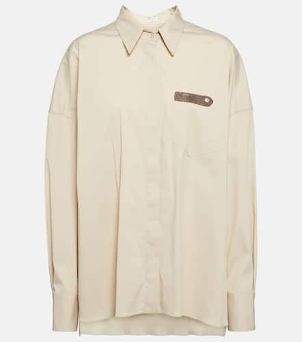 Cotton-blend shirt - Brunello Cucinelli - Modalova