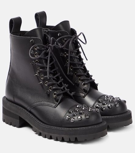 Stivali biker in pelle con borchie - Junya Watanabe - Modalova