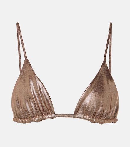 Jade Swim Top bikini Via in lamé - Jade Swim - Modalova