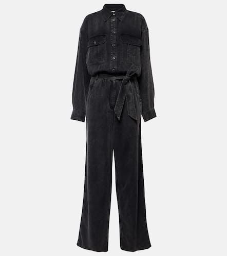 Marant Etoile Belted denim jumpsuit - Marant Etoile - Modalova