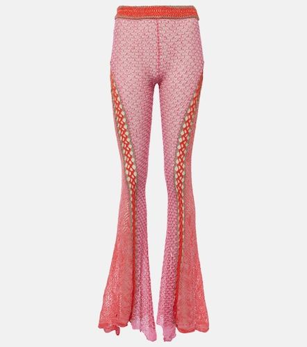 Pantaloni flared in cotone - Roberta Einer - Modalova