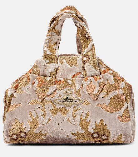 Yasmine Medium velvet jacquard tote bag - Vivienne Westwood - Modalova