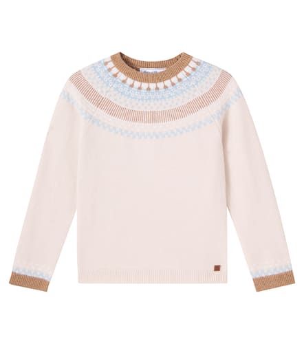 Wool jacquard sweater - Tartine et Chocolat - Modalova