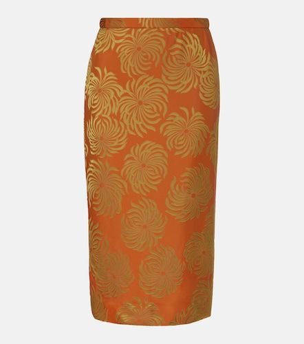 Falda midi estampada - Dries Van Noten - Modalova