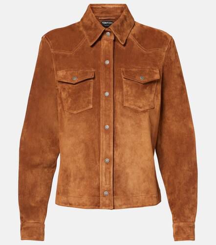 Tom Ford Camicia in suede - Tom Ford - Modalova