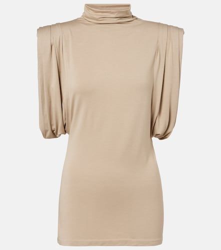 Mugler Top de jersey drapeado - Mugler - Modalova