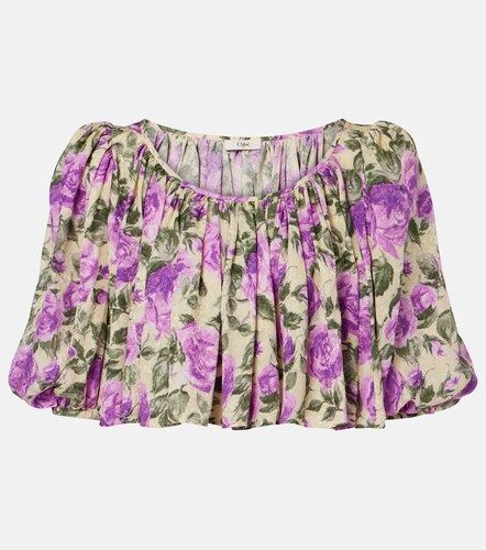 Chloé Top de seda estampado - Chloe - Modalova