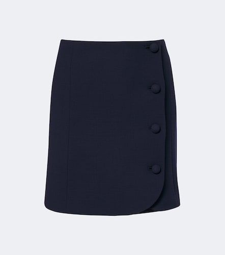 Virgin wool crepe miniskirt - Valentino Garavani - Modalova