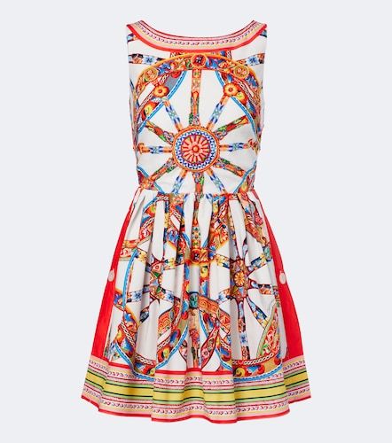 Carretto cotton minidress - Dolce&Gabbana - Modalova