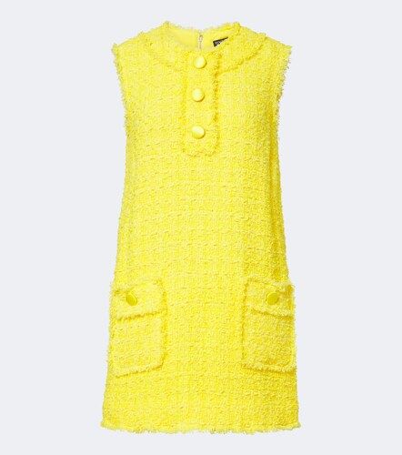 Cotton-blend tweed minidress - Dolce&Gabbana - Modalova