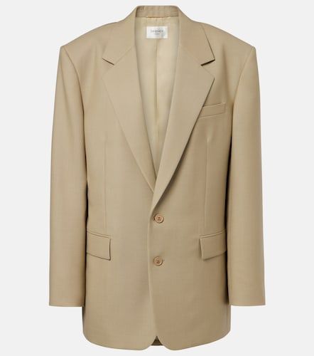 Saint Laurent Blazer de lana y seda - Saint Laurent - Modalova