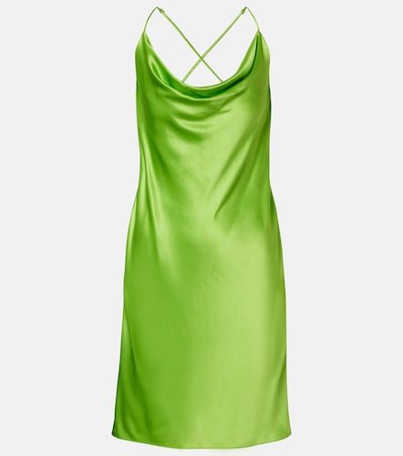 Abito sottoveste in raso di seta - Saint Laurent - Modalova