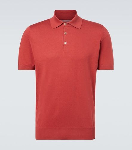 Polo de piqué de algodón - Brunello Cucinelli - Modalova