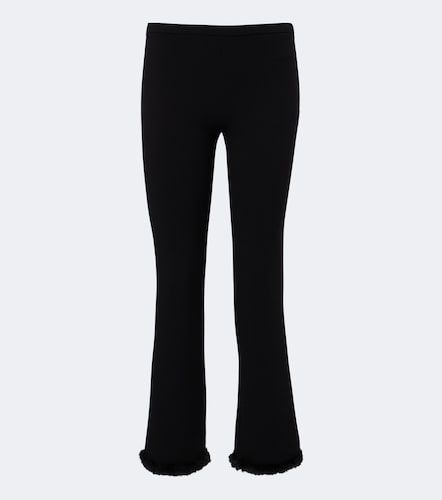 Wool-blend flared pants - Magda Butrym - Modalova