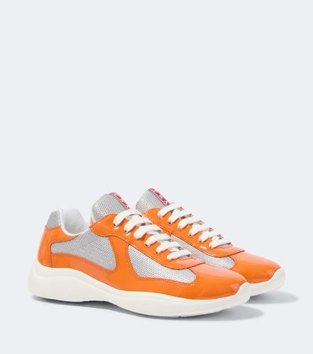 America's Cup leather-trimmed sneakers - Prada - Modalova