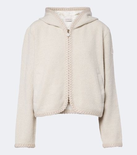 Cárdigan de punto gofre con capucha - Moncler - Modalova