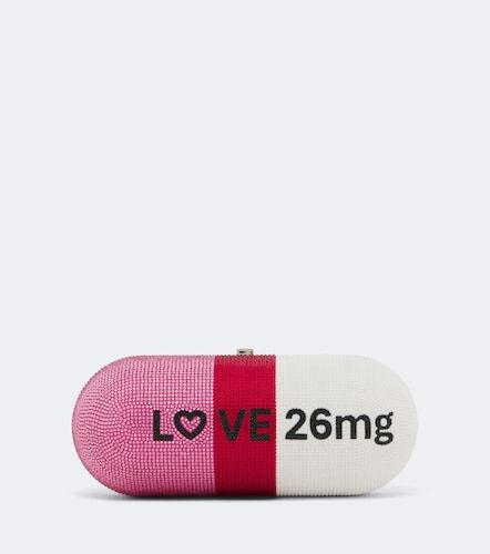 Clutch Love Pill Capsule con cristalli - Judith Leiber Couture - Modalova