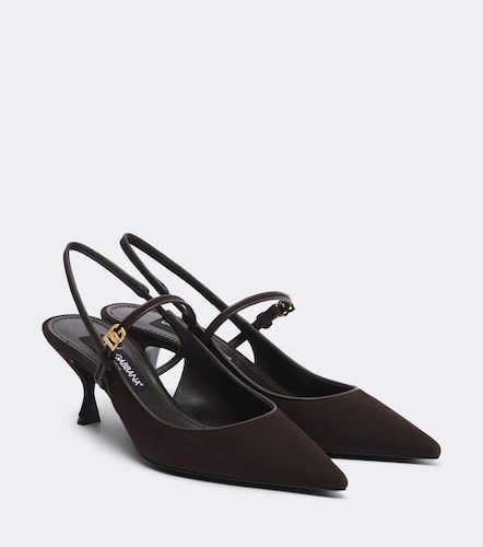 Pumps slingback DG in suede - Dolce&Gabbana - Modalova