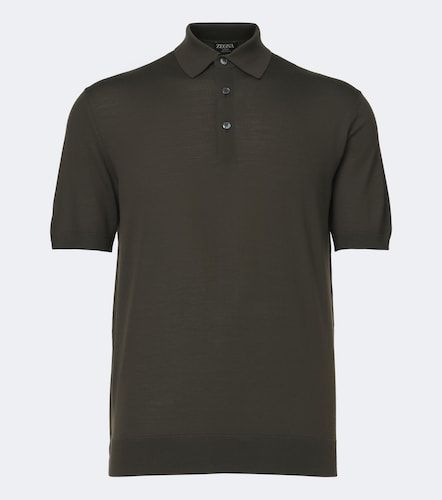 Zegna Polo de piqué de lana - Zegna - Modalova