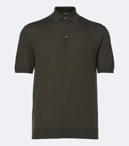 Zegna Wool pique polo shirt - Zegna - Modalova