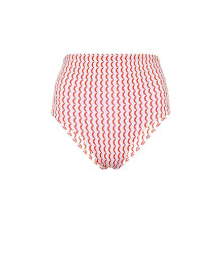 Deia wave-print bikini bottoms - Asceno - Modalova