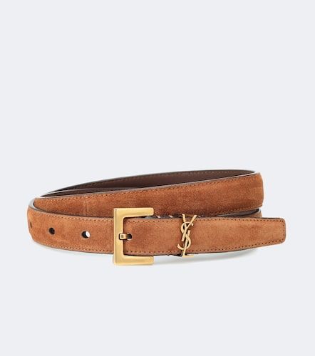 Gürtel Cassandre 20 aus Veloursleder - Saint Laurent - Modalova