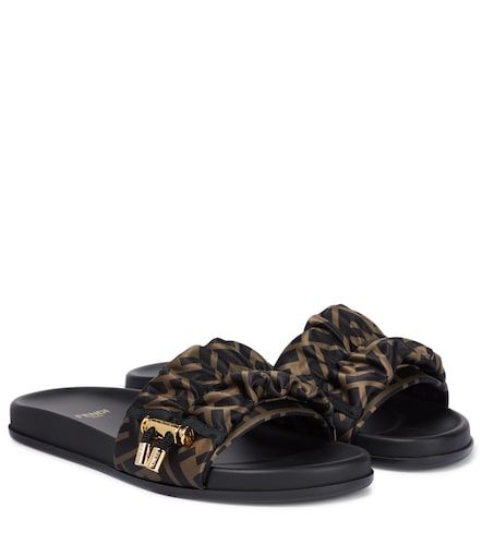 Fendi Sandali in raso FF Vertigo - Fendi - Modalova