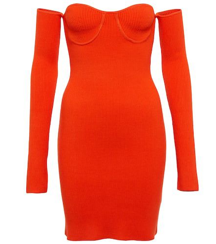 Contour ribbed-knit minidress - Helmut Lang - Modalova