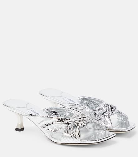 Avenue 50 snake-effect leather mules - Jimmy Choo - Modalova