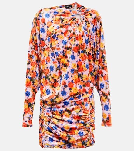 Miniabito in seta con stampa - Isabel Marant - Modalova