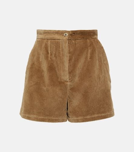 High-rise corduroy shorts - Dolce&Gabbana - Modalova