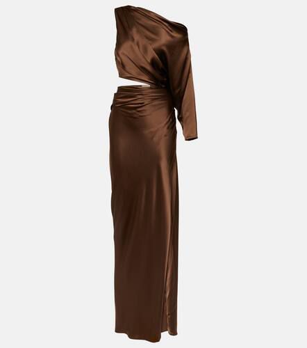 Draped one-shoulder silk gown - The Sei - Modalova