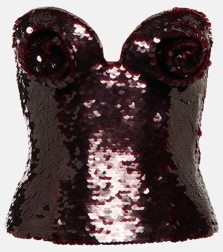 Magda Butrym Sequined bustier top - Magda Butrym - Modalova