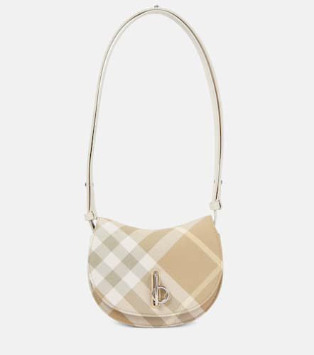 Rocking Horse leather-trimmed crossbody bag - Burberry - Modalova