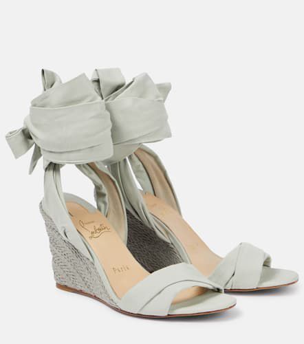 Melides Du Desert 85 espadrille wedges - Christian Louboutin - Modalova