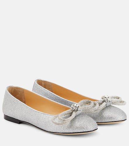 Double Bow embellished ballet flats - Mach & Mach - Modalova