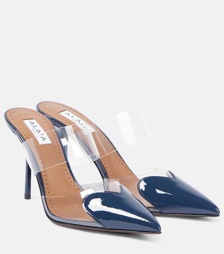 Alaïa Mules Le Cœur 90 mit Lackleder - Alaia - Modalova