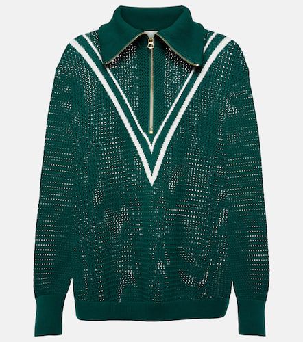 Savannah open-knit cotton polo sweater - Varley - Modalova