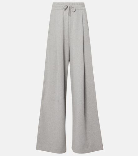 Cotton jersey wide-leg sweatpants - Dries Van Noten - Modalova