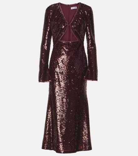 Abito midi cut-out con paillettes - Self-Portrait - Modalova