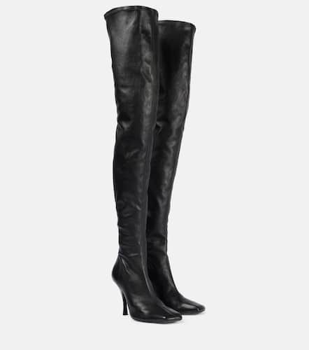 Eva 100 leather over-the-knee boots - Khaite - Modalova