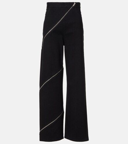 Alaïa Pantaloni a gamba larga Spiral in cotone - Alaia - Modalova