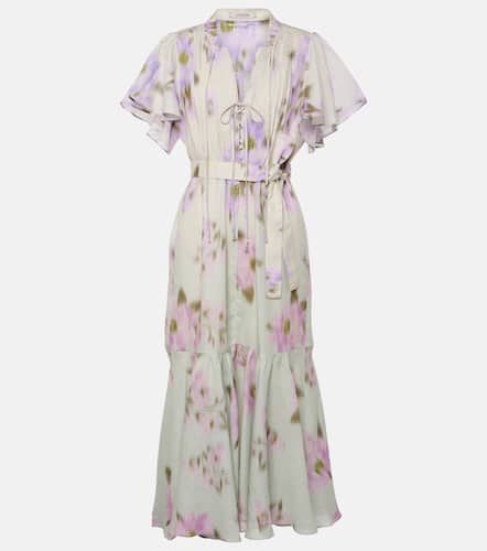 Blooming Volumes floral cotton midi dress - Dorothee Schumacher - Modalova