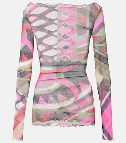 Pucci Vivara mesh top - Pucci - Modalova