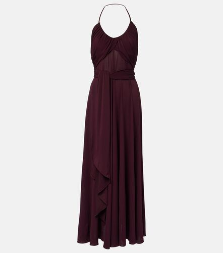 Alaïa Vestido largo de jersey drapeado - Alaia - Modalova